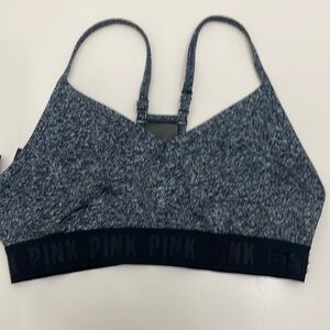 Pink sports bra